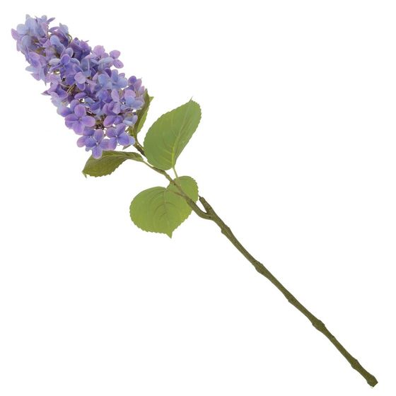 Цветок искусственный "Сирень" (Real Touch), L12 W12 H75 см
