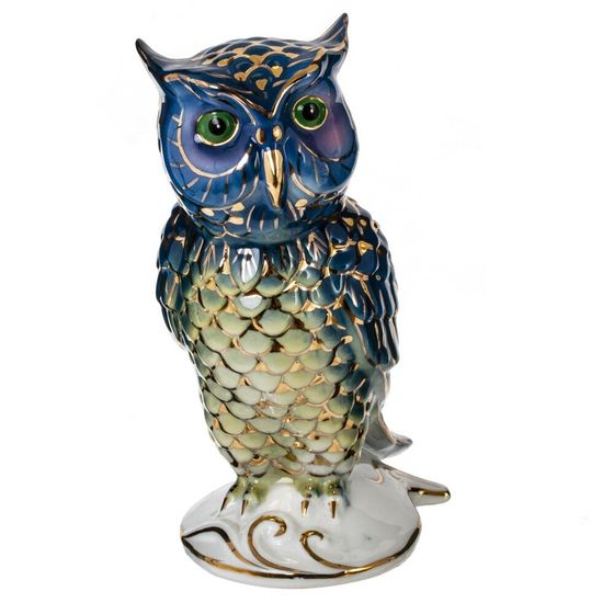 Фигурка декоративная "Сова", L8 W10 H16 см, 1 штука. дизайн микс