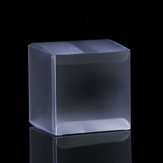 Складная коробка из PVC, матовая 10×10×10 см