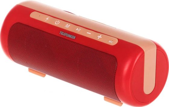 Портативная колонка Telefunken TF-PS1231B 2.1 4Вт 2200mAh красный/оранжевый