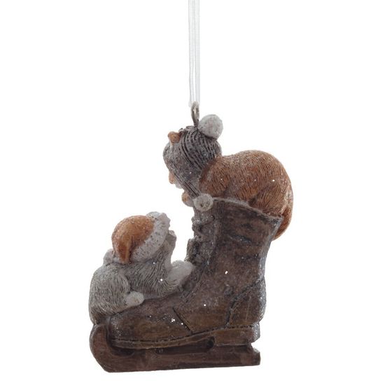 Изделие декоративное подвесное &quot;Кот/Пес&quot;, L6 W2 H8 см, 2в.