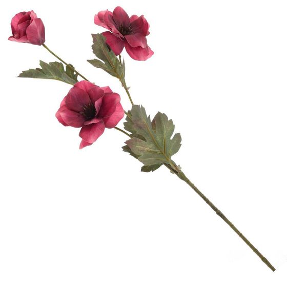 Цветок искусственный &quot;Анемон&quot;, L19 W19 H69 см