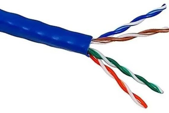 Витая пара Lanmaster LAN-5EUTP-LSZH-BL кат.5E U/UTP 4X2X24AWG LSZH внутренний 305м синий