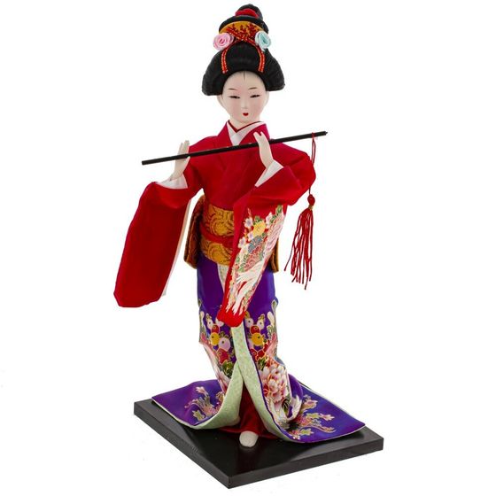 Фигурка декоративная &quot;Гейша&quot;, Д12,5 Ш12,5 В31 см