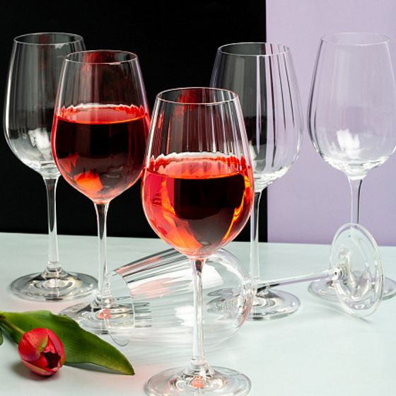 Набор бокалов для вина WATERFALL 6шт 350мл