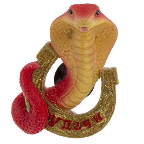 Магнит &quot;Змея&quot;, L5 W2,5 H7 см, 4в.