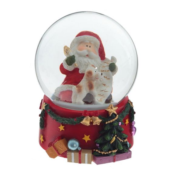 Фигурка декор в стекл шаре &quot;Дед Мороз&quot;, D6 см, L6 W7 H8,5 см