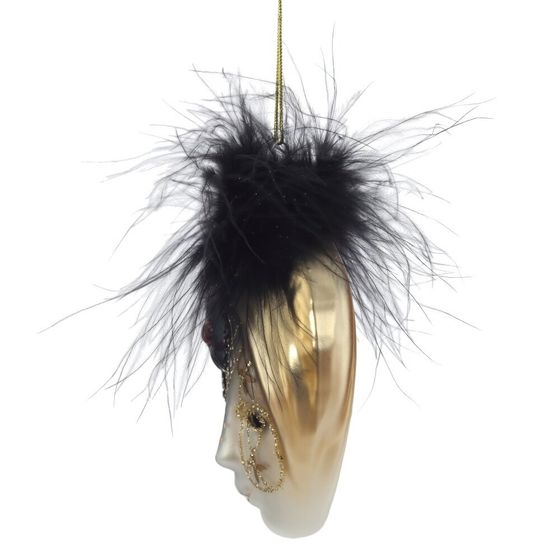 Украшение новогоднее "Маска", L9,5 W3 H12 см