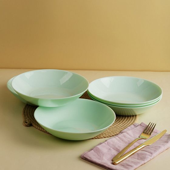 Тарелка суповая ДИВАЛИ ПАРАДАЙЗ ГРИН 20см