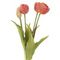 Цветы искусственные "Букет Тюльпанов" (Real Touch), L12 W12 H38 см
