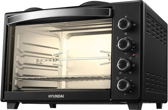 Мини-печь с плитой Hyundai MIO-HY099 45л. 2000Вт черный