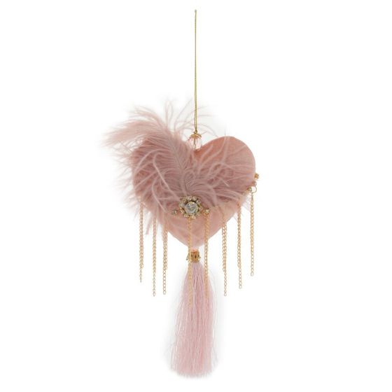 Украшение новогоднее &quot;Сердце&quot;, L12,5 W3 H23 см, 2в.