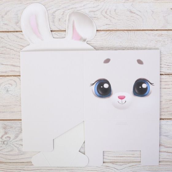 !09 Коробки для мини букетов (набор 11 штук) «Зайчишка», 12 × 20 × 10 см.