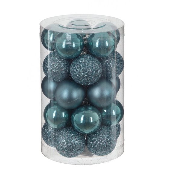 Набор из 25шт Украшение новогоднее &quot;Шар&quot;, D 3 см, L3 W3 H4 см