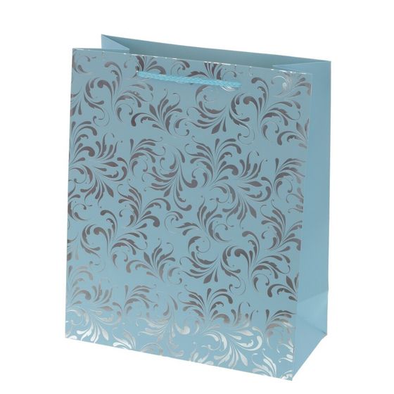 Пакет подарочный (бумага 210г/м2, блок 12шт), L26 W12 H32 см, 4в.