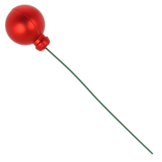 Набор из 12 шт, Изделие декоративное &quot;Ягоды&quot; (20мм), L9 W4 H15 см