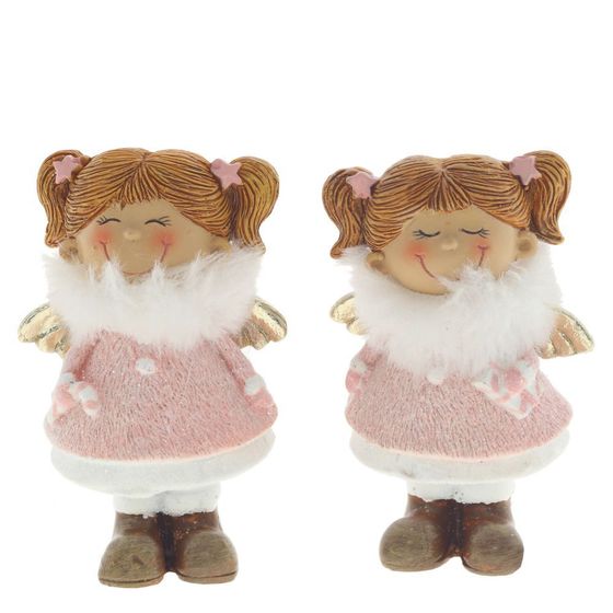 Фигурка декоративная &quot;Дети, L4,5 W3,5 H8 см, 2в.