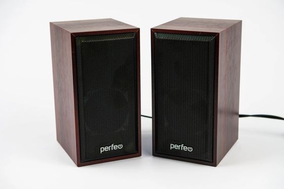 Колонки 2.0 Perfeo &quot;Cabinet&quot; 6Вт махагон