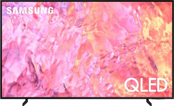 Телевизор LED 65&quot; Samsung QE65Q60CAUXCE черный 4К Smart TV безрамочный