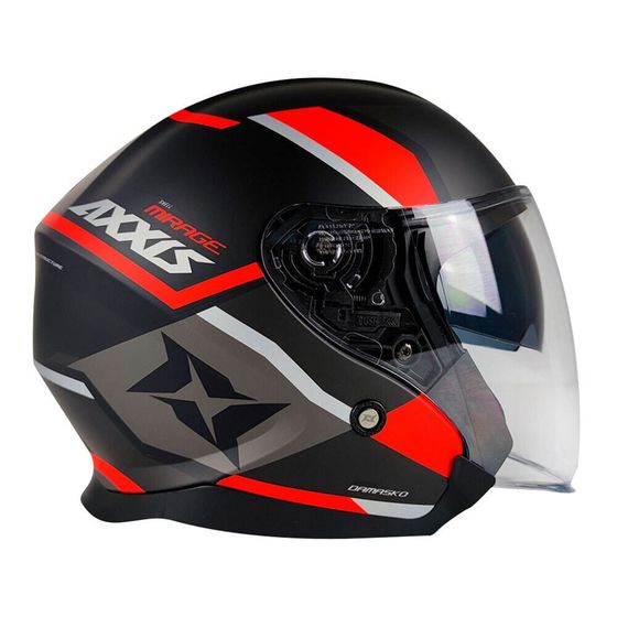 AXXIS OF504SV Mirage SV Damasko B5 open face helmet