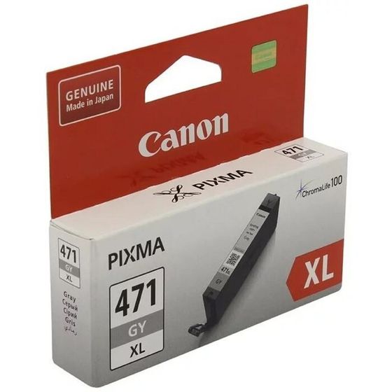 Картридж струйный Canon CLI-471XLGY 0350C001 серый для Canon Pixma MG5740/MG6840/MG7740