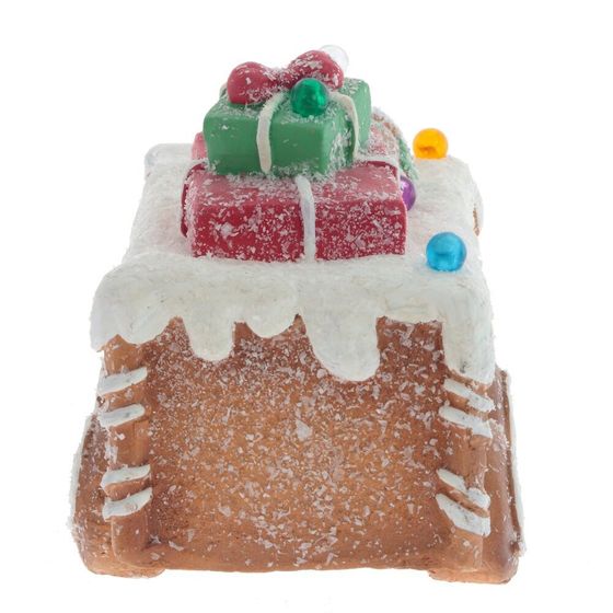 Фигурка декоративная с подсветкой &quot;Вагончик&quot;(3хААА,н/п), L22 W16 H19 см