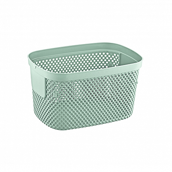 Корзина NICKEL зелёная 18л 28.5×38×22.2см с крышкой