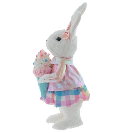 Фигурка декоративная "Зайка", L14 W15 H37 см