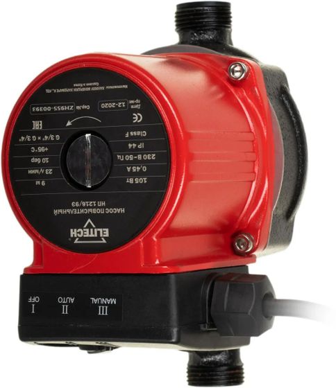 Насос циркуляционный Elitech НП 1216/9Э 105Вт 1380л/час (181578)