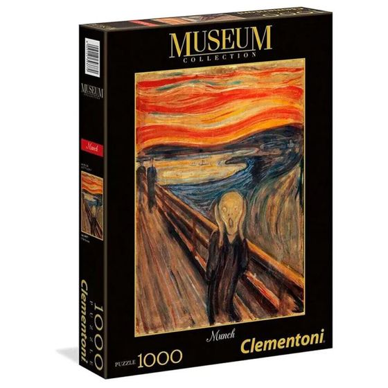 CLEMENTONI Museum Collection Munch The Sream Puzzle 1000 pieces