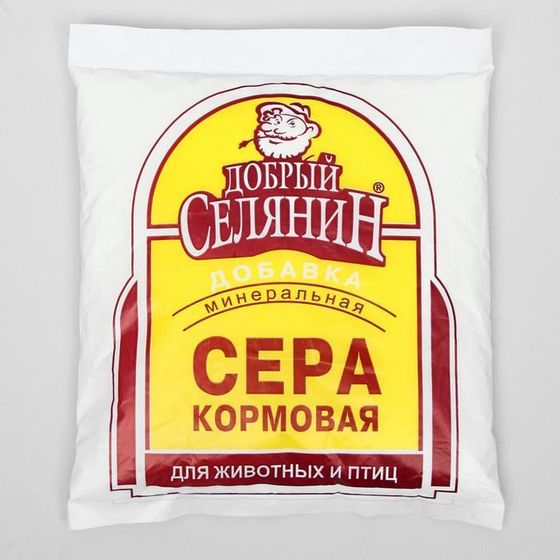 Сера кормовая &quot;Добрый селянин&quot; для животных и птиц, 1 кг