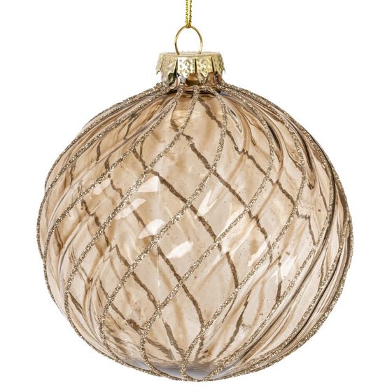 Украшение новогоднее "Шар", L10 W10 H11 см