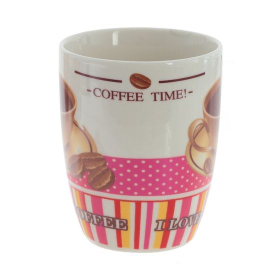 Кружка 350 мл, L11 W8 H10,5 см, дизайн микс