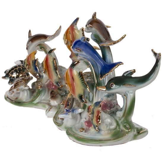 Фигурка декоративная "Морская композиция", L23 W9 H13 см, 1 штука. дизайн микс