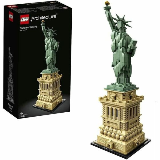 Lego Architecture 21042 Статуя Свободы Цветная коллекция