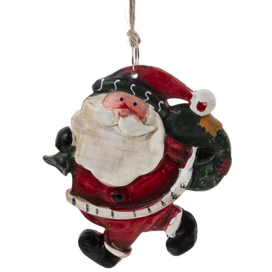 Изделие декоративное подвесное &quot;Дед Мороз/Снеговик&quot;,L7 W0,5 H8 см, 4в.