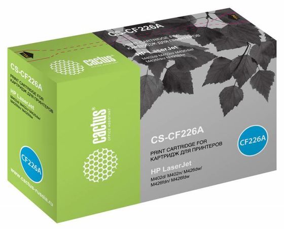 Картридж лазерный Cactus CS-CF226A CF226A черный (3100стр.) для HP LJ M402d/M402n/M426dw/M426fdn/M426fdw