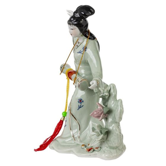 Фигурка декоративная &quot;Гейша&quot; (блок 4 шт), Д11,5 Ш6,5 В15 см, 4в.