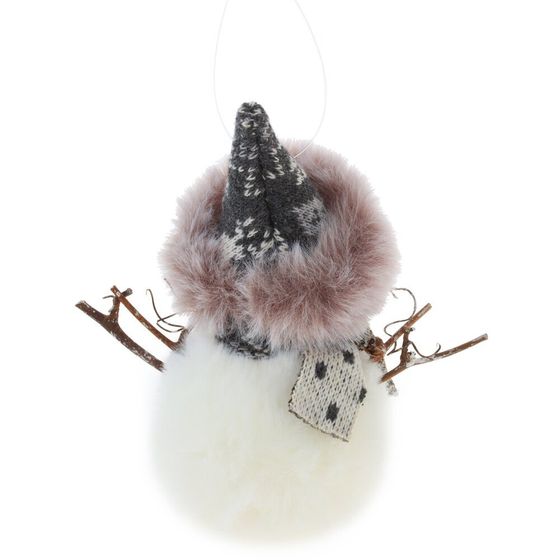 Изделие декоративное подвесное &quot;Снеговик&quot;, L11,5 W6 H13 см, 2в.
