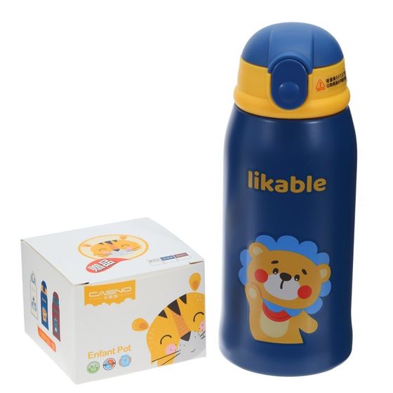 Термос, 500 мл, L9,5 W9,5 H21 см, дизайн микс