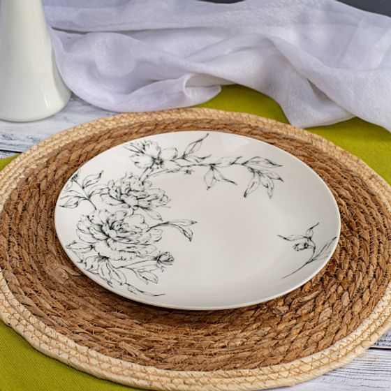 Тарелка обеденная PEONIA 24см