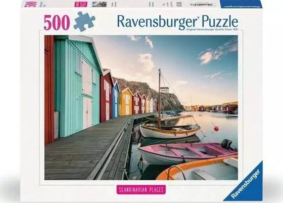 Ravensburger Puzzle 500 Przystań dla Łodzi w Smgen