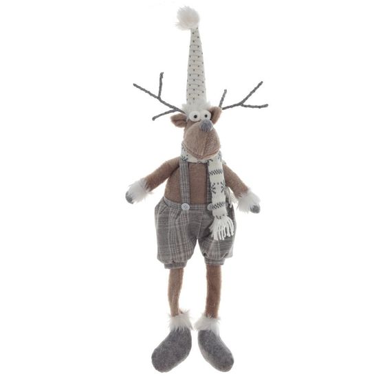 Игрушка набивная &quot;Олень&quot;, L33 W17 H71/20 см, 2в.