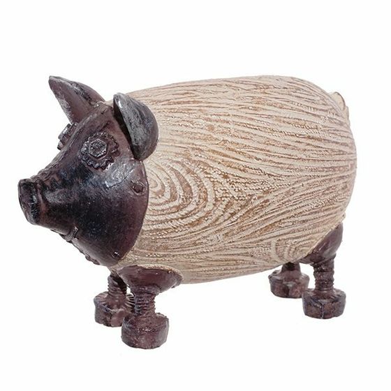 Фигурка декоративная &quot;Свинка&quot;, Д10 Ш4,5 В7см, 2в
