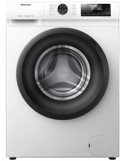 Стиральная машина Hisense WFQP7012VM белый, 7кг, 1200об/мин с паром