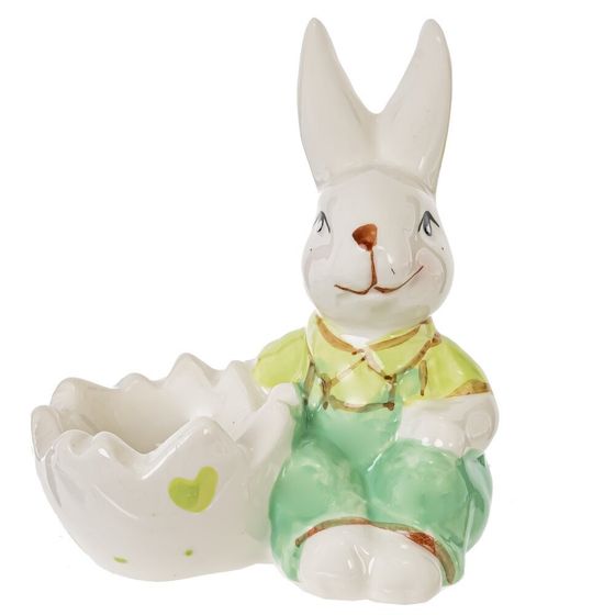 Подставка для яйца &quot;Заяц&quot;, L9,5 W6,5 H11 см, 2в.