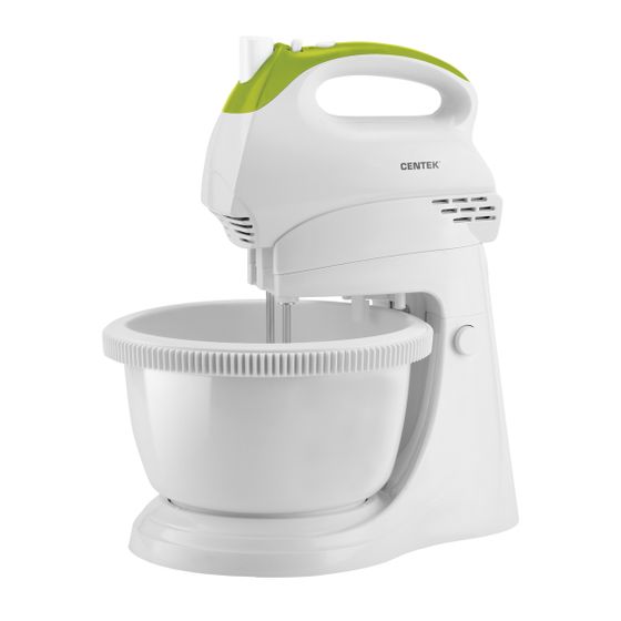 Миксер стационарный Centek CT-1119 350Вт белый/зеленый