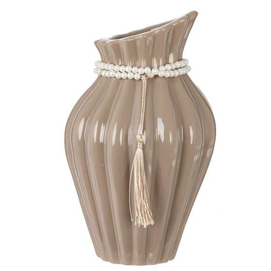 Ваза с ожерельем, 1000 мл, L12,5 W10,5 H22 см