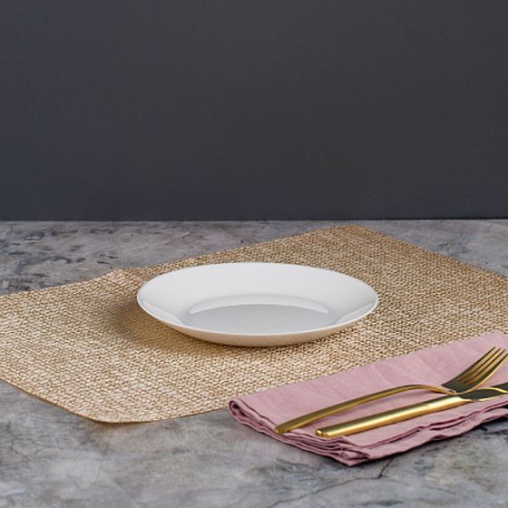 Тарелка десертная ЛИЛИ БЕЛЫЙ 18см