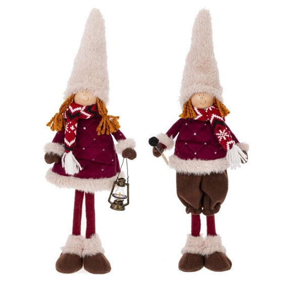 Игрушка набивная &quot;Мальчик/девочка&quot;, L14,5 W12 H43 см, 2в.